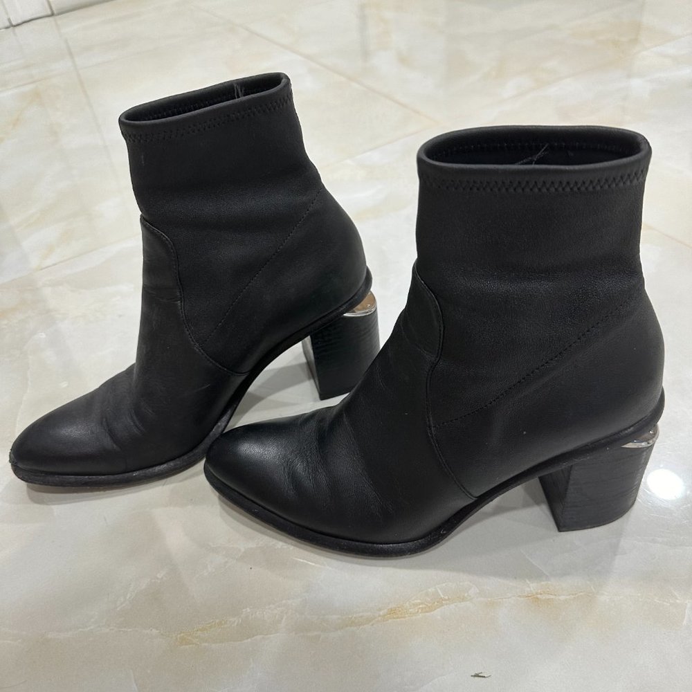 Alexander Wang Cut Out Heel Boots - Size 37 EU